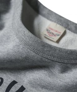 Non Stock MFG. CO. Flying Tigers Military Print Sweatshirt - Gray