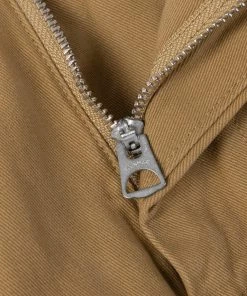 Non Stock MFG. CO. May 2022 1930s IVY Style Double Pleated Chino Trousers - Yellow