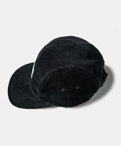 Non Stock MFG. CO. 12.5 Oz Corduroy 5 Panel Cap - Black May 2022