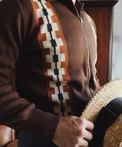 Remains Clothing 1950s Retro Zip-Up Sport Sweater BEST SELLERS