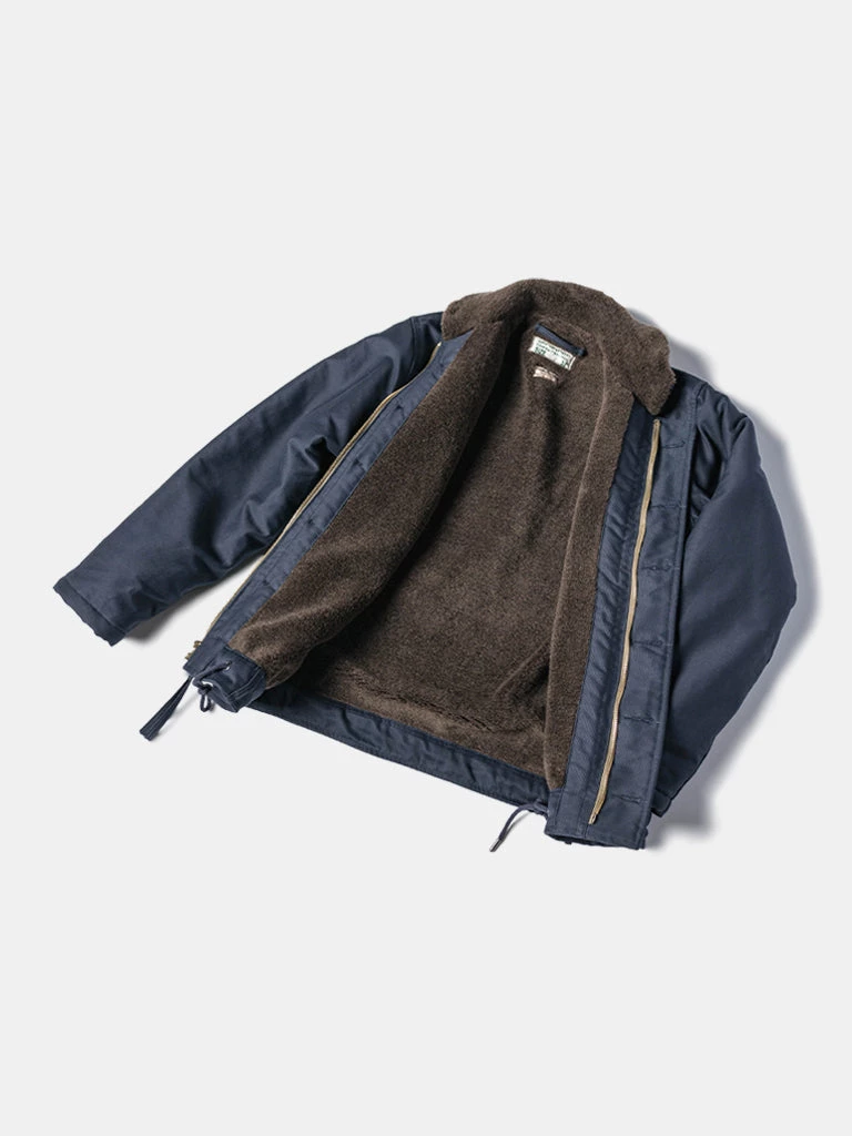 Bronson MFG. CO. TOPS 1943 US Navy 1st N-1 Woolen Deck Jacket - Navy Stencil 3 Bronson MFG. CO. TOPS 1943 US Navy 1st N-1 Woolen Deck Jacket - Navy Stencil