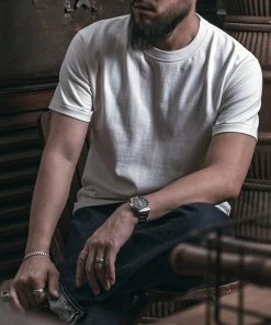 Bronson MFG. CO. BEST SELLERS Loop Wheel Tubular T-Shirt - White