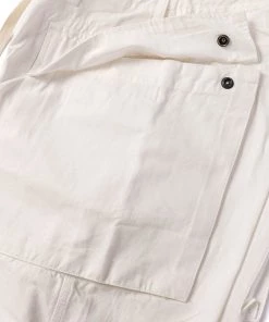 Non Stock MFG. CO. May 2022 8.5 Oz Cotton Ripstop Cargo Shorts - White