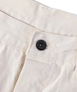 Bronson MFG. CO. Back In Stock 1940s WWII USN 10.5 Oz. Proembryo Cloth HBT Deck Fatigue Pants