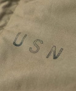 Bronson MFG. CO. TOPS 1940s USN Type N-1 Deck Jacket - Khaki Stencil 25 Bronson MFG. CO. TOPS 1940s USN Type N-1 Deck Jacket - Khaki Stencil