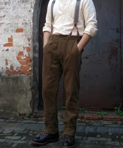Annual Ring 1920s 12 Oz Corduroy Farmer Work Trousers