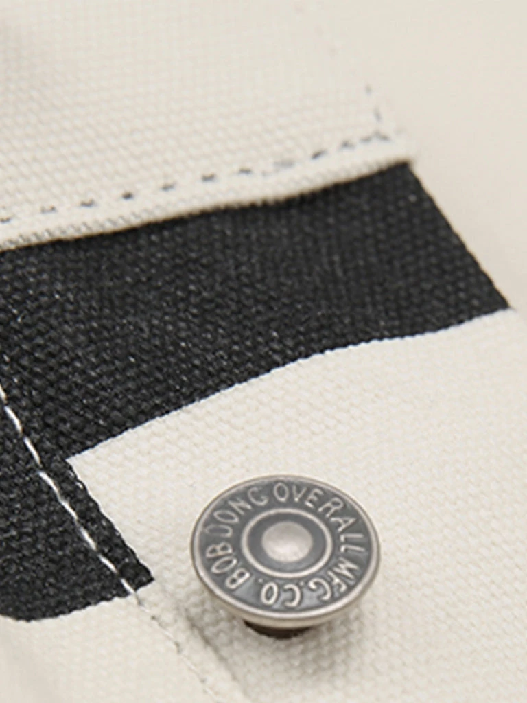 Bob Dong Heavyweight Wide Stripe Asymmetrical Pocket Pants NEW ARRIVALS 3 Bob Dong Heavyweight Wide Stripe Asymmetrical Pocket Pants NEW ARRIVALS