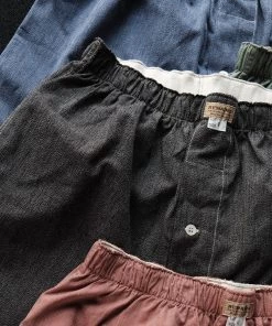 Remains Clothing Back In Stock 1950s Retro Salt & Pepper Boxer Shorts - Red