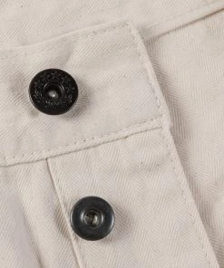 Bronson MFG. CO. BOTTOMS 1940s WWII USN 12 Oz HBT Fatigue Deck Shorts