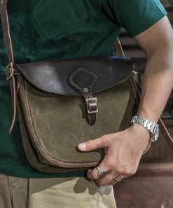 Bronson MFG. CO. WWI US Army Messenger Bag - Olive ACCESSORIES
