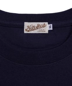 Non Stock MFG. CO. TOPS 9 Oz Cotton Tubular T-Shirt - Navy 14 Non Stock MFG. CO. TOPS 9 Oz Cotton Tubular T-Shirt - Navy