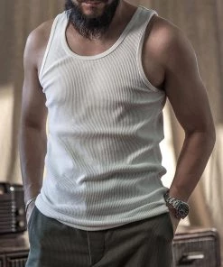 Non Stock MFG. CO. 10.5 Oz Cotton Tank Top - White