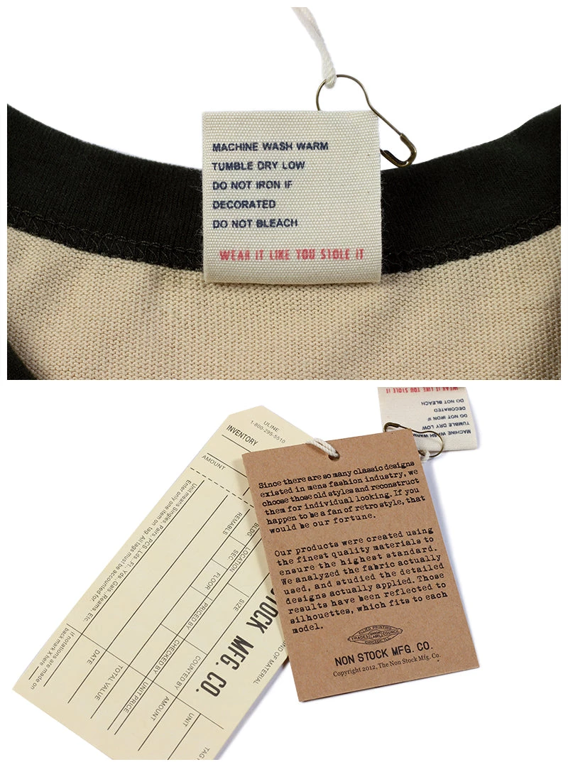 Non Stock MFG. CO. NEW ARRIVALS Retro Rider Motorcycle T-Shirt - Cream 5 Non Stock MFG. CO. NEW ARRIVALS Retro Rider Motorcycle T-Shirt - Cream