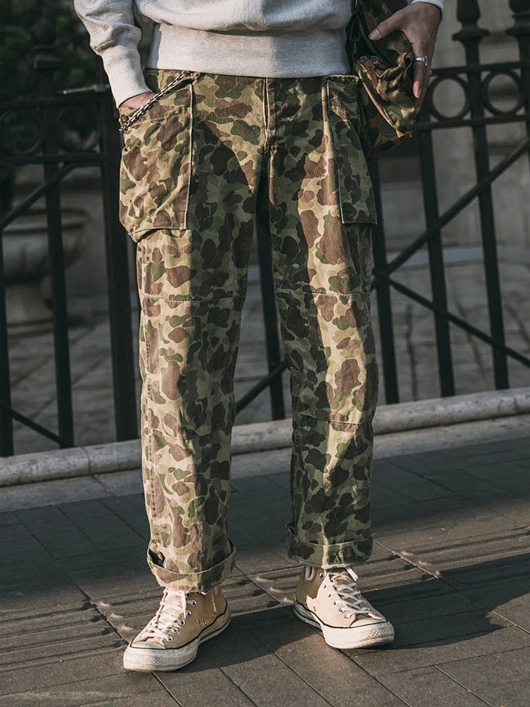 Bronson MFG. CO. BOTTOMS 1943 US Army Duck Hunter Camo Pants 3 Bronson MFG. CO. BOTTOMS 1943 US Army Duck Hunter Camo Pants