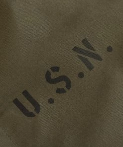 Non Stock MFG. CO. 1940s US Navy N-1 Deck Jacket - Faux Fur Inner - Olive