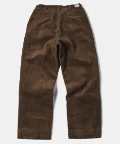 Non Stock MFG. CO. BOTTOMS 12.5 Oz 8 Wale Corduroy Trousers - Brown