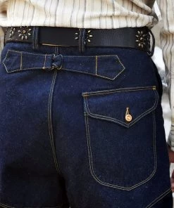 Annual Ring 1879 Model Charles A. Jones Denim Railroad Work Trousers BOTTOMS