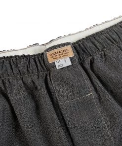 Remains Clothing Back In Stock 1950s Retro Salt & Pepper Boxer Shorts - Gray