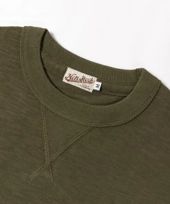 Non Stock MFG. CO. BEST SELLERS Heavyweight US Cotton Gusset Tubular T-Shirt - Green