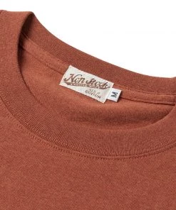 Non Stock MFG. CO. 9 Oz Cotton Tubular T-Shirt - Orange Red 16 Non Stock MFG. CO. 9 Oz Cotton Tubular T-Shirt - Orange Red