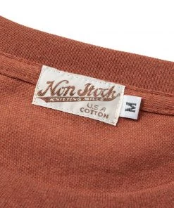 Non Stock MFG. CO. 9 Oz Cotton Tubular T-Shirt - Orange Red 17 Non Stock MFG. CO. 9 Oz Cotton Tubular T-Shirt - Orange Red