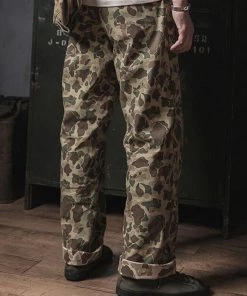 Bronson MFG. CO. BOTTOMS USMC P-42 HBT Reversible Duck Hunter Camouflage Pants