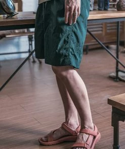 Non Stock MFG. CO. Nylon Climber's Shorts - Green BOTTOMS