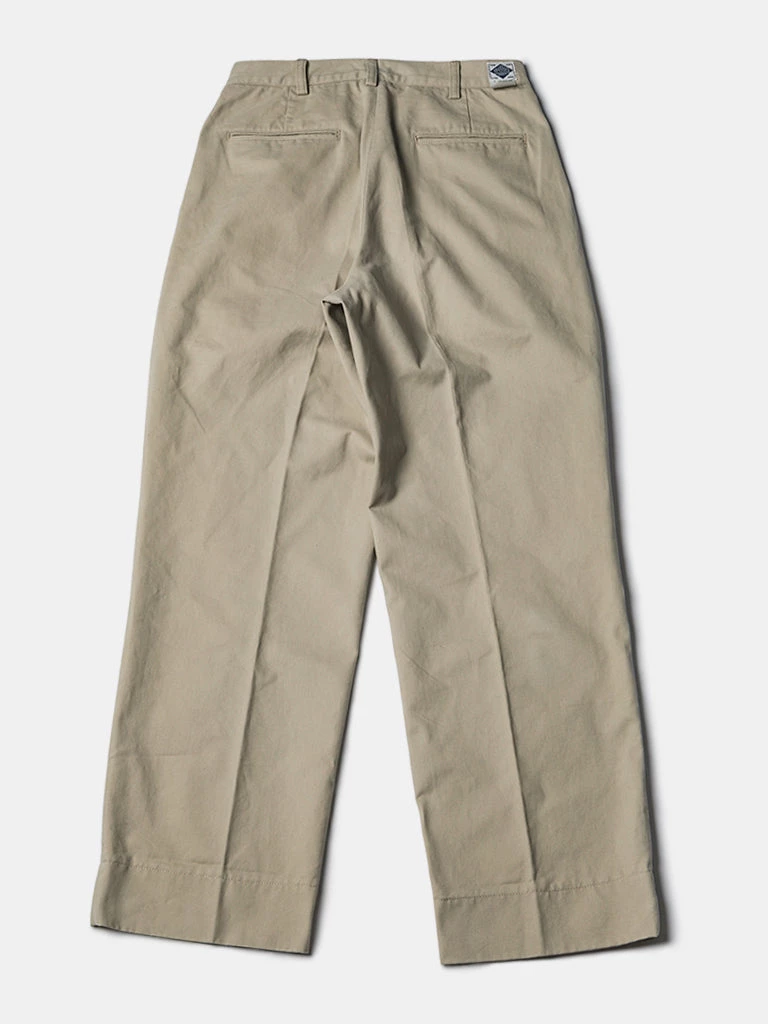 Non Stock MFG. CO. 1930s IVY Style Double Pleated Chino Trousers - Khaki May 2022 2 Non Stock MFG. CO. 1930s IVY Style Double Pleated Chino Trousers - Khaki May 2022