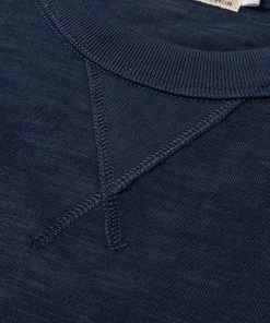 Non Stock MFG. CO. Heavyweight US Cotton Gusset Tubular T-Shirt - Indigo