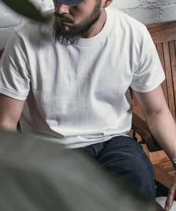 Bronson MFG. CO. BEST SELLERS Loop Wheel Tubular T-Shirt - White