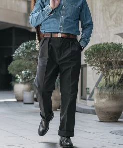 Bronson MFG. CO. Lot 962 1960s 15 Oz Cotton Double Pleated Pants