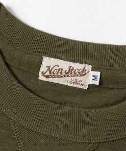 Non Stock MFG. CO. BEST SELLERS Heavyweight US Cotton Gusset Tubular T-Shirt - Green