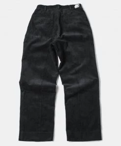 Non Stock MFG. CO. 12.5 Oz 8 Wale Corduroy Trousers - Black