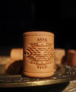 Old Selling Leather Leather Bandana Slide