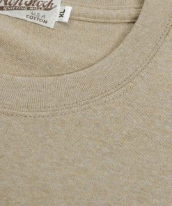 Non Stock MFG. CO. 9 Oz Cotton Tubular T-Shirt - Khaki 17 Non Stock MFG. CO. 9 Oz Cotton Tubular T-Shirt - Khaki