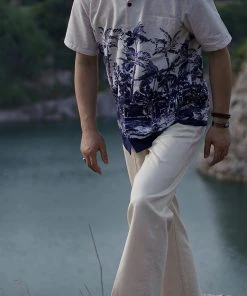 Annual Ring Coconut Palm Printed Aloha Shirt NEW ARRIVALS 13 Annual Ring Coconut Palm Printed Aloha Shirt NEW ARRIVALS