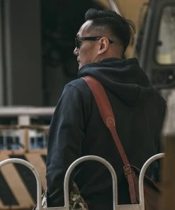 Non Stock MFG. CO. 17.5 Oz Terry Cloth Zip-Up Hoodie - Black