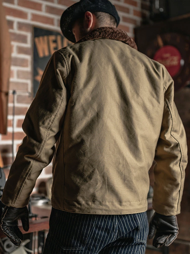 Bronson MFG. CO. TOPS WWII Early Model Submarine N-1 Woolen Deck Jacket 5 Bronson MFG. CO. TOPS WWII Early Model Submarine N-1 Woolen Deck Jacket