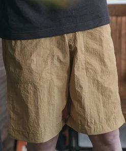 Non Stock MFG. CO. BOTTOMS Nylon Climber's Shorts - Yellow