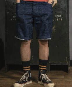 Bronson MFG. CO. NEW ARRIVALS 1940s WWII USN 10.5 Oz Denim Dungaree Deck Shorts 15 Bronson MFG. CO. NEW ARRIVALS 1940s WWII USN 10.5 Oz Denim Dungaree Deck Shorts