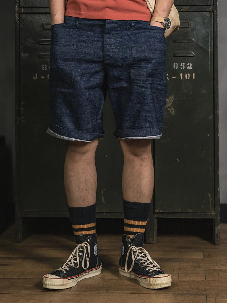Bronson MFG. CO. NEW ARRIVALS 1940s WWII USN 10.5 Oz Denim Dungaree Deck Shorts 4 Bronson MFG. CO. NEW ARRIVALS 1940s WWII USN 10.5 Oz Denim Dungaree Deck Shorts