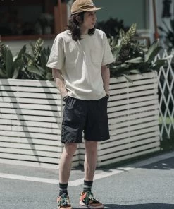 Non Stock MFG. CO. 9.8 Oz Cotton Classic Pocket T-Shirt - Apricot TOPS