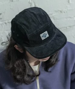 Non Stock MFG. CO. 12.5 Oz Corduroy 5 Panel Cap - Black May 2022