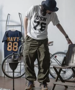 Bronson MFG. CO. US Naval Football T-Shirt - White NEW ARRIVALS