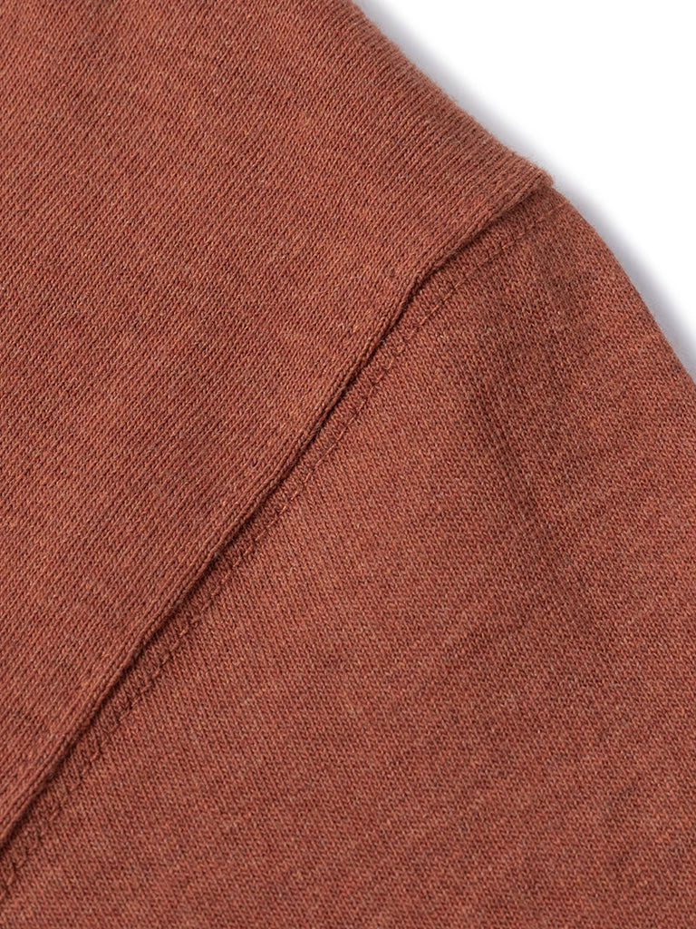 Non Stock MFG. CO. 9 Oz Cotton Tubular T-Shirt - Orange Red 7 Non Stock MFG. CO. 9 Oz Cotton Tubular T-Shirt - Orange Red