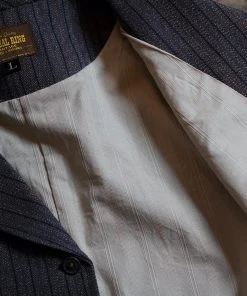 Annual Ring BEST SELLERS 1920s French Salt & Pepper Striped Chambray Vest