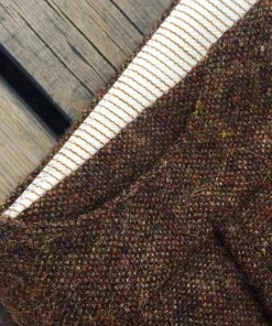 Annual Ring BEST SELLERS British Retro Brown Tweed Double Pleated Trousers 26 Annual Ring BEST SELLERS British Retro Brown Tweed Double Pleated Trousers