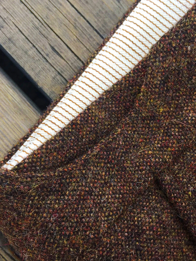 Annual Ring BEST SELLERS British Retro Brown Tweed Double Pleated Trousers 9 Annual Ring BEST SELLERS British Retro Brown Tweed Double Pleated Trousers