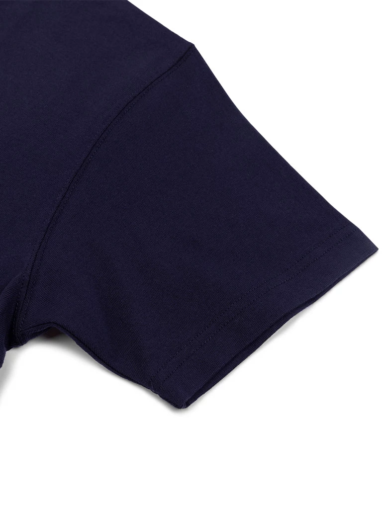 Non Stock MFG. CO. TOPS 9 Oz Cotton Tubular T-Shirt - Navy 9 Non Stock MFG. CO. TOPS 9 Oz Cotton Tubular T-Shirt - Navy