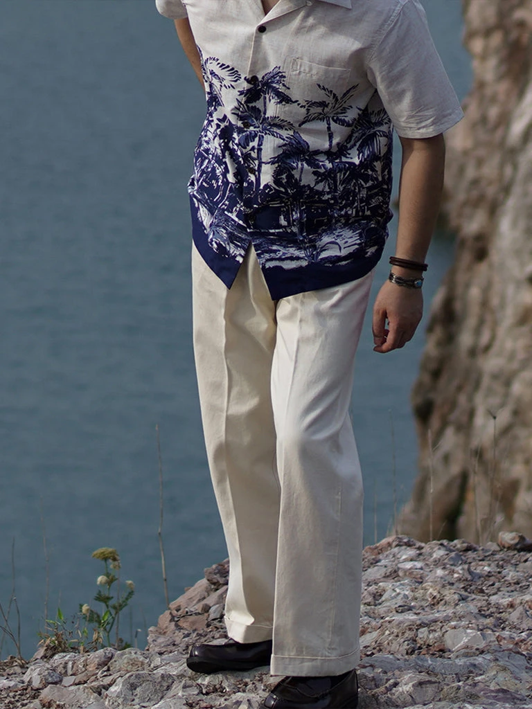 Annual Ring Coconut Palm Printed Aloha Shirt NEW ARRIVALS 5 Annual Ring Coconut Palm Printed Aloha Shirt NEW ARRIVALS